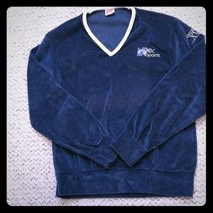 RARE NBC Sports/Superbowl XV velour shirt.